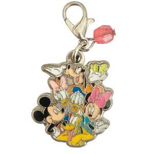 Vintage Disney Fabulous Fab 5 Charm Mickey Minnie Goofy Pluto Donald Daisy Duck